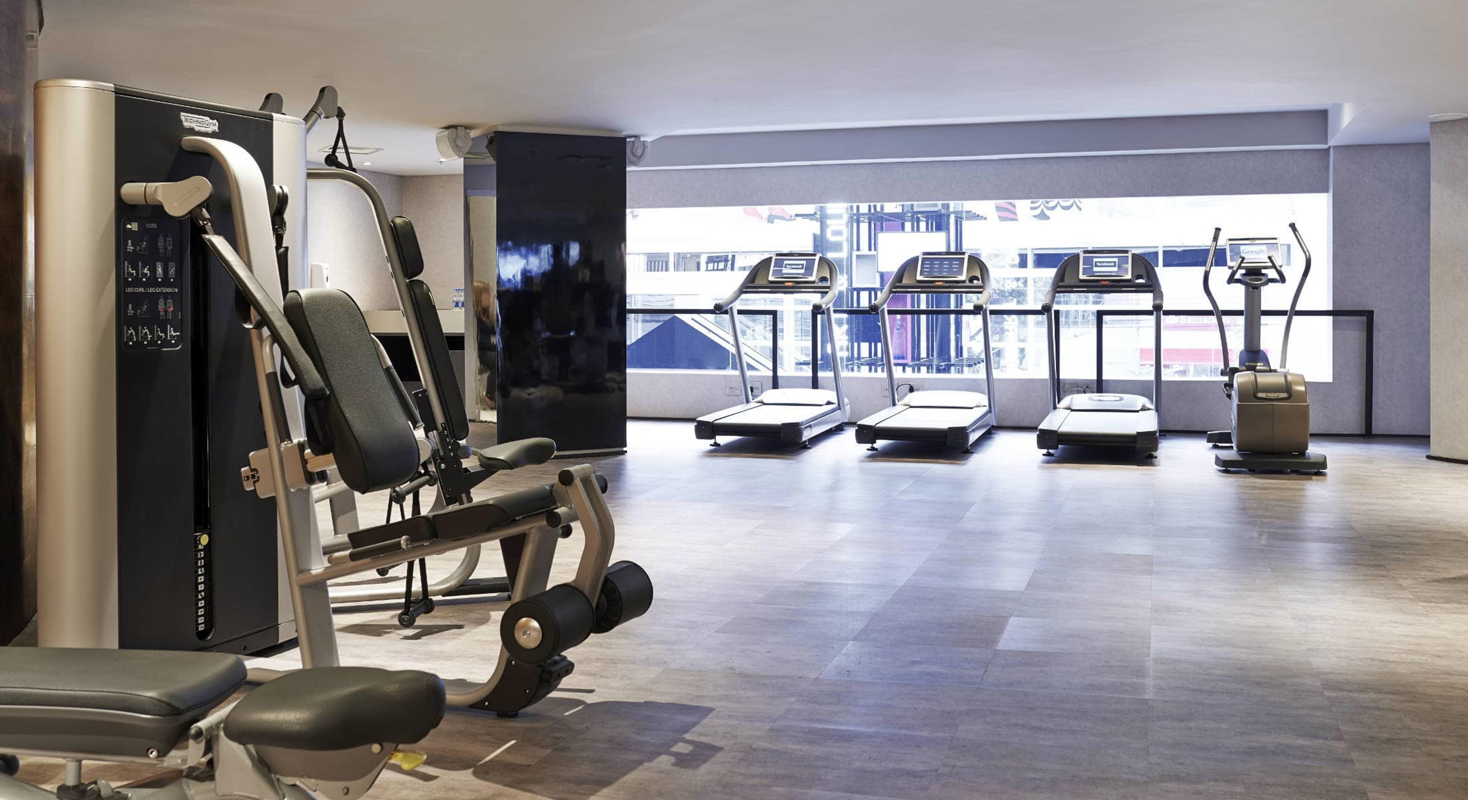 Grand Mercure Sao Paulo Vila Olimpia Exterior foto The gym at the hotel